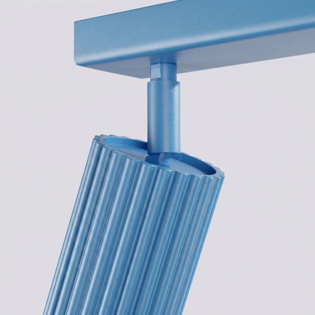 
Design Deckenlampe „Karbon“ 4-flammig - Hellblau