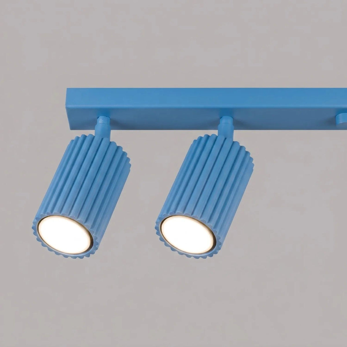 
Design Deckenlampe „Karbon“ 6-Flammig - Hellblau