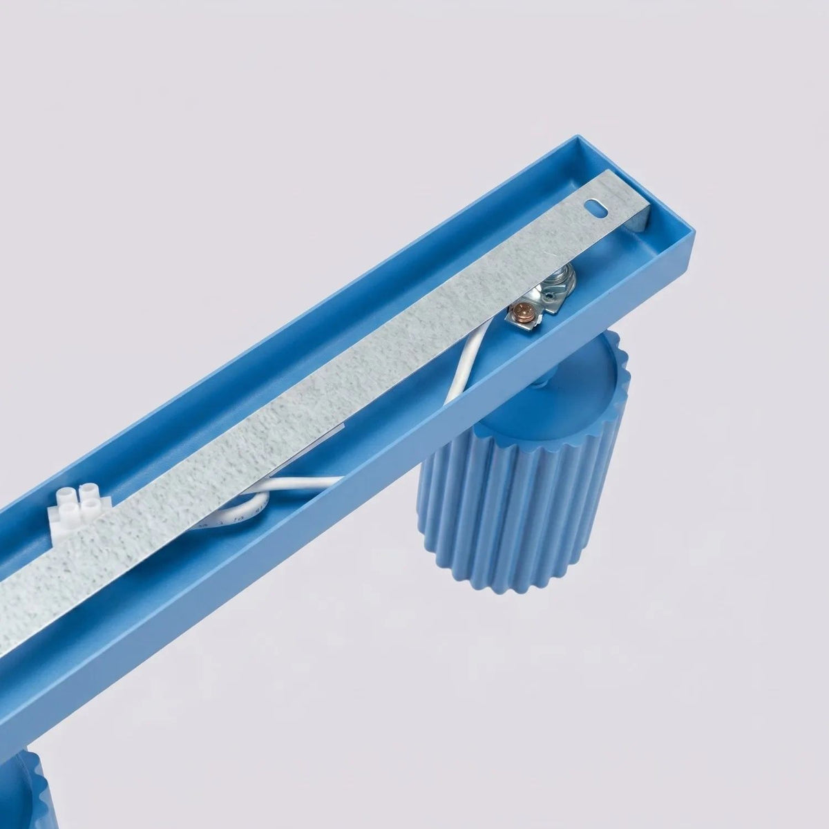
Design Deckenlampe „Karbon“ 6-Flammig - Hellblau