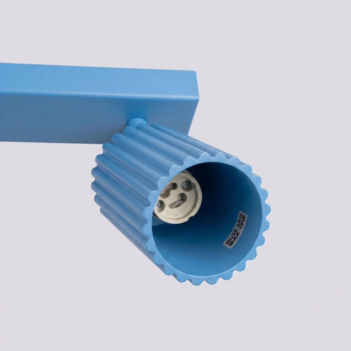 
Design Deckenlampe „Karbon“ 6-Flammig - Hellblau