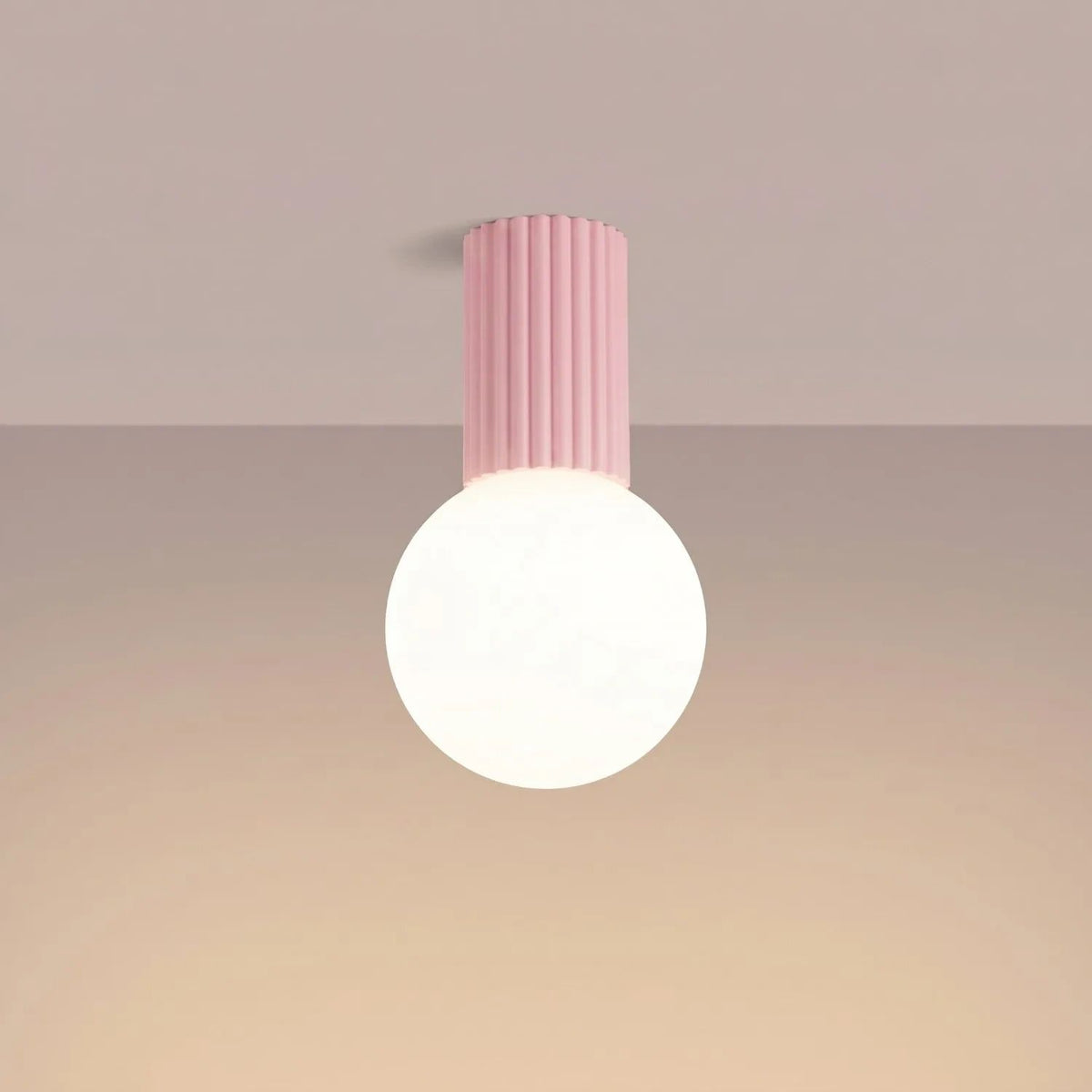 
Plafoniera di design «Halo» - Rosa