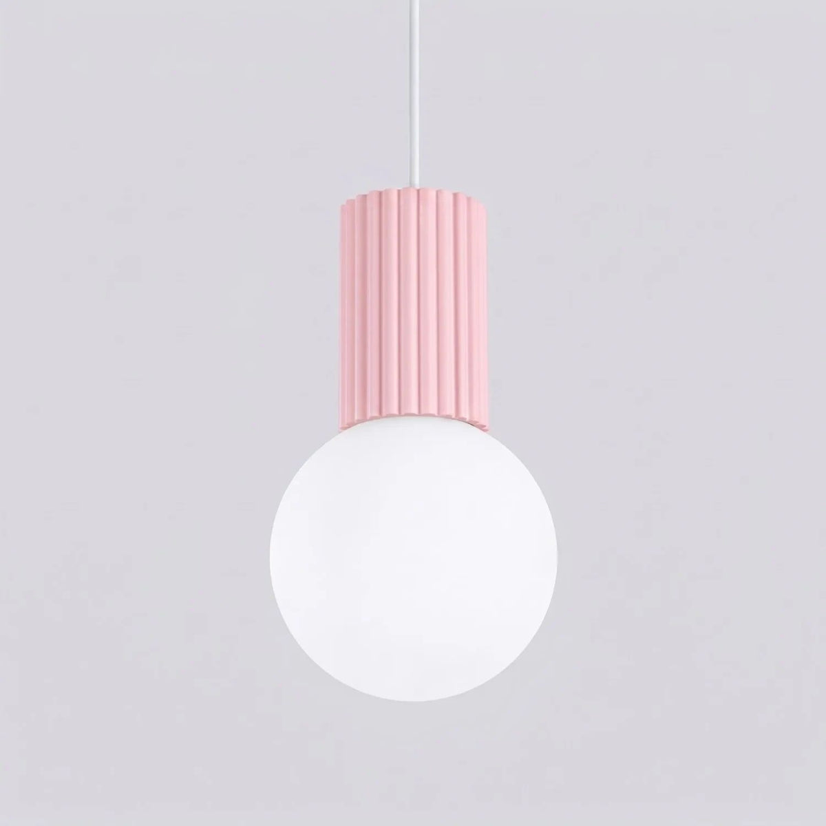 
Design Pendellampe „Halo“, 1-flammig - Rosa