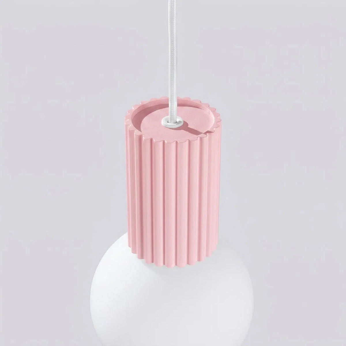 
Design Pendellampe „Halo“, 1-flammig - Rosa
