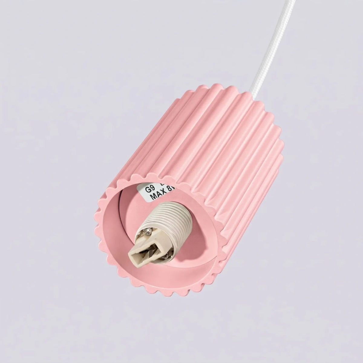 
Design Pendellampe „Halo“, 1-flammig - Rosa
