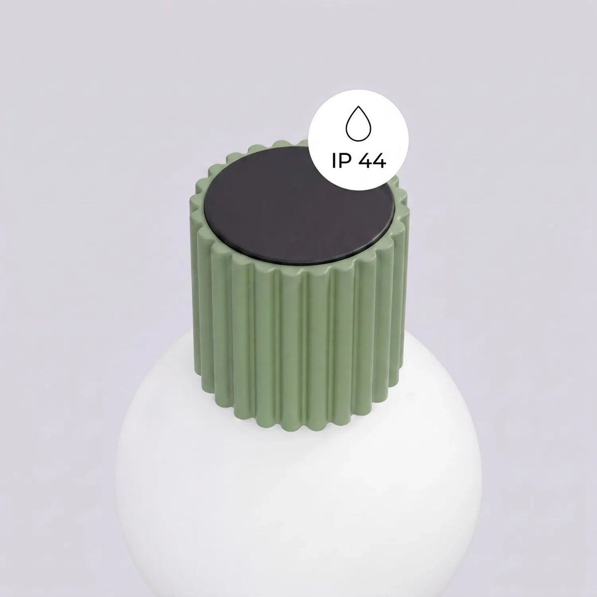 
Design Wand- & Badlampe „Halo“ - Salbeigrün