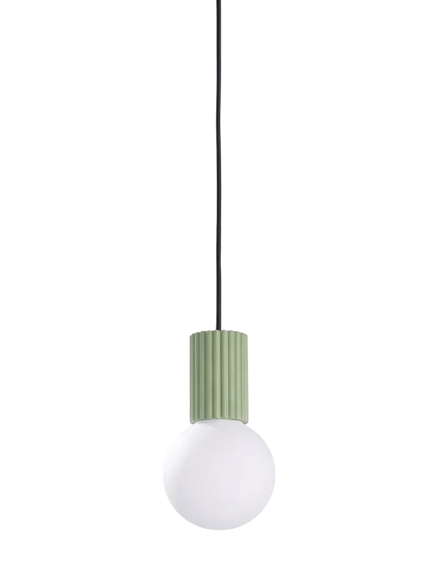 
Design Pendellampe „Halo“, 1-flammig - Rosa