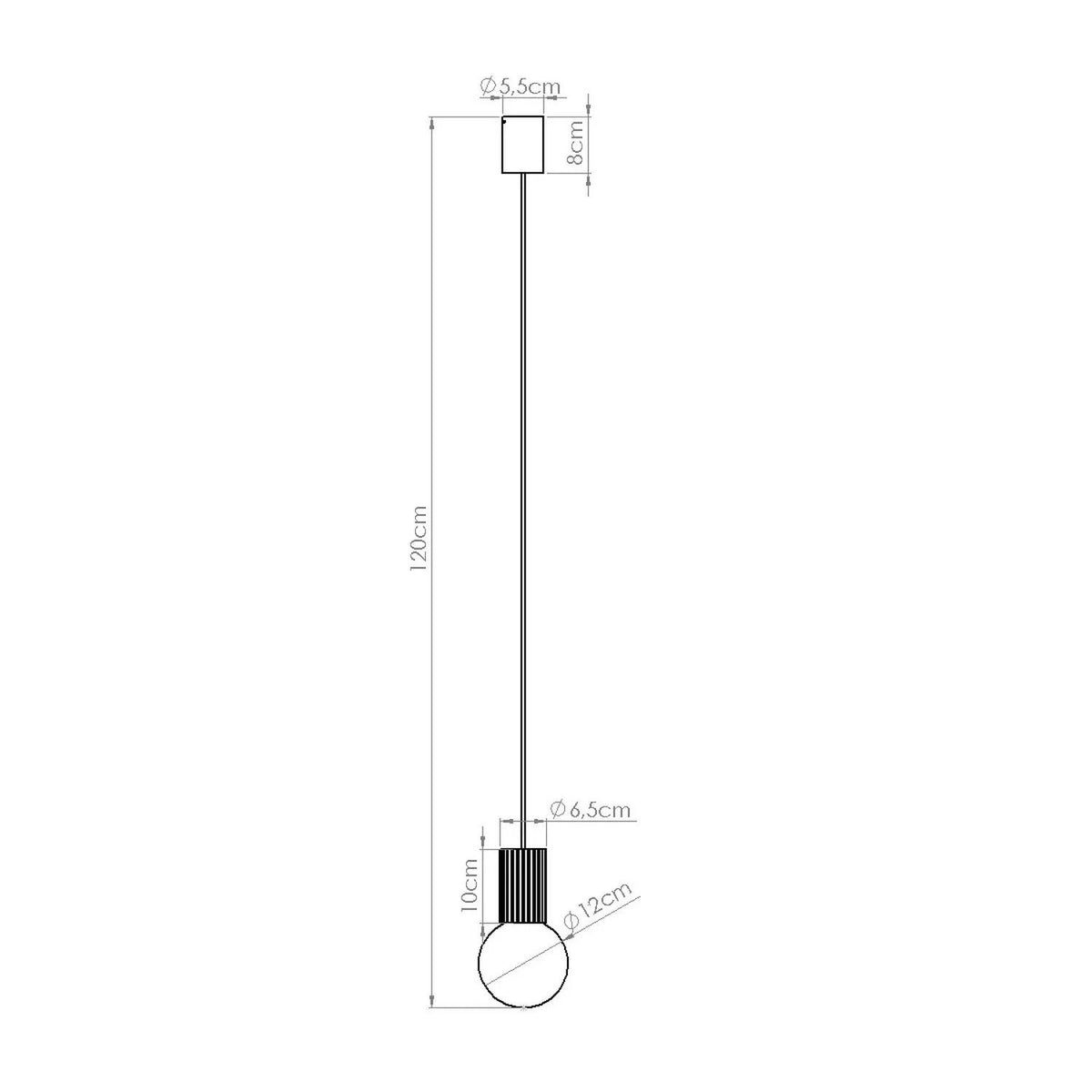 
Design Pendellampe „Halo“, 1-flammig - Salbeigrün