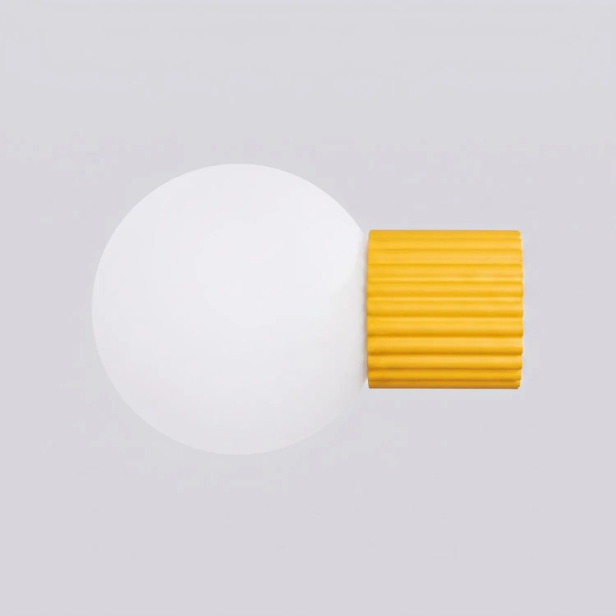 
Design Wand- & Badlampe „Halo“ - Gelb