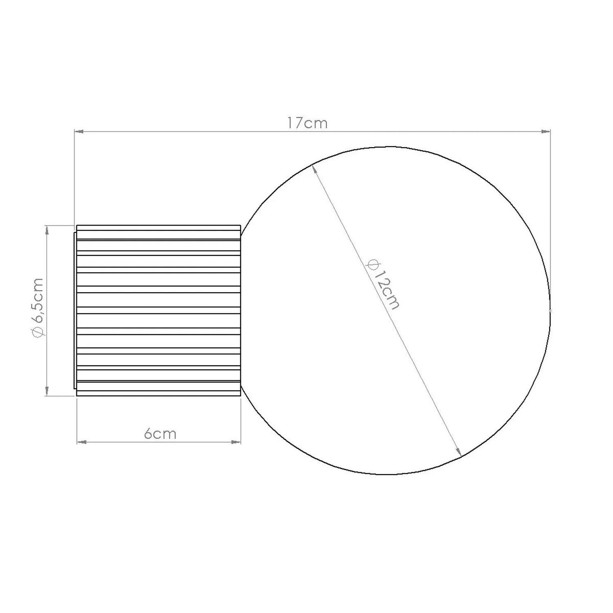 
Design Wand- & Badlampe „Halo“ - Gelb