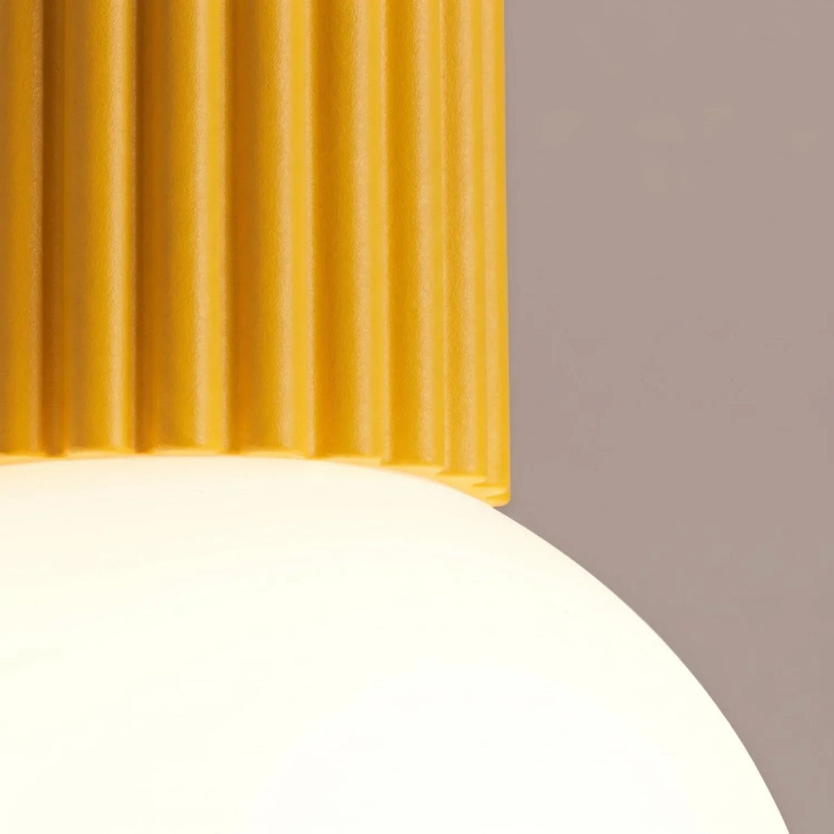 
Plafoniera di design «Halo» - Giallo