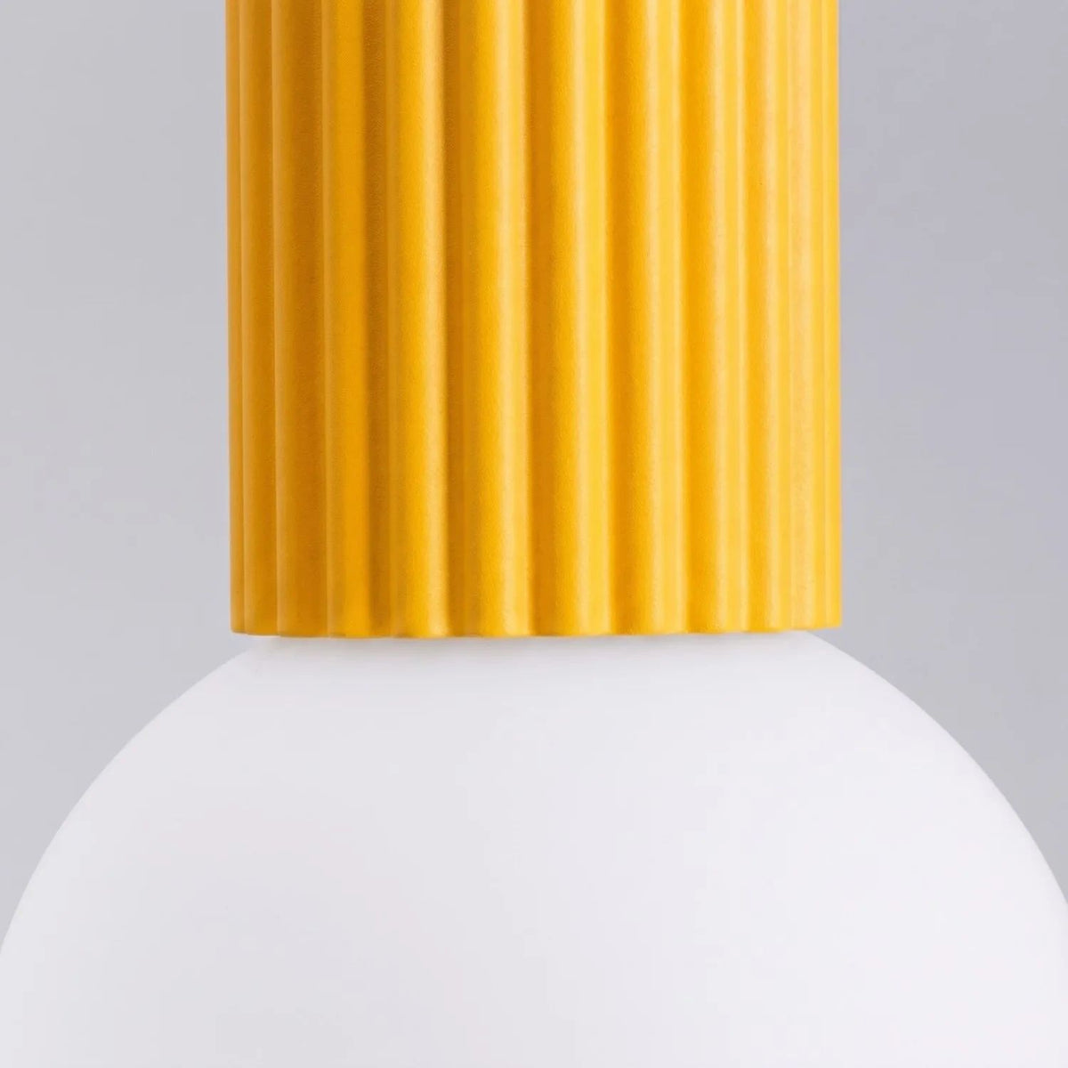 
Plafoniera di design «Halo» - Giallo