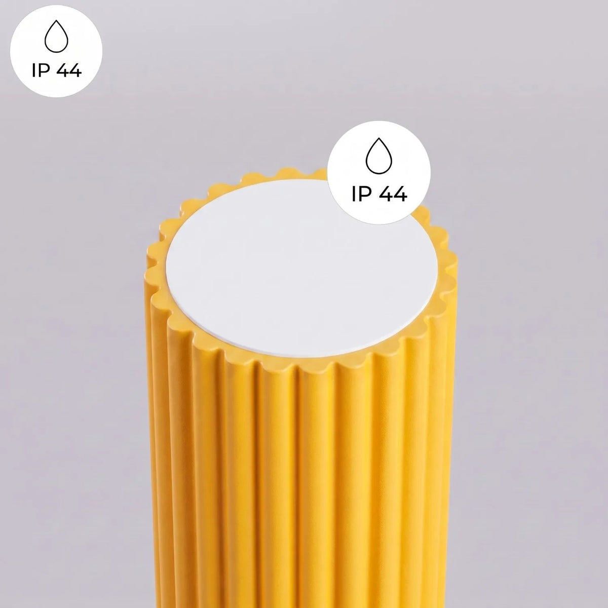 
Plafoniera di design «Halo» - Giallo