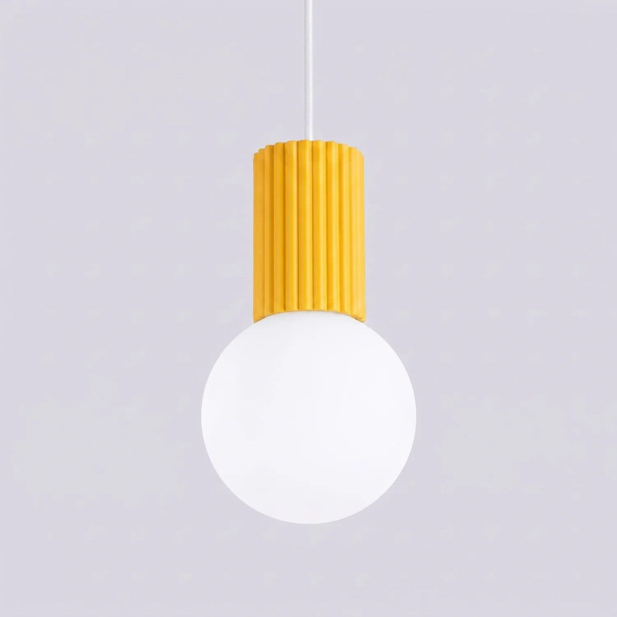 
Design Pendellampe „Halo“, 1-flammig - Gelb