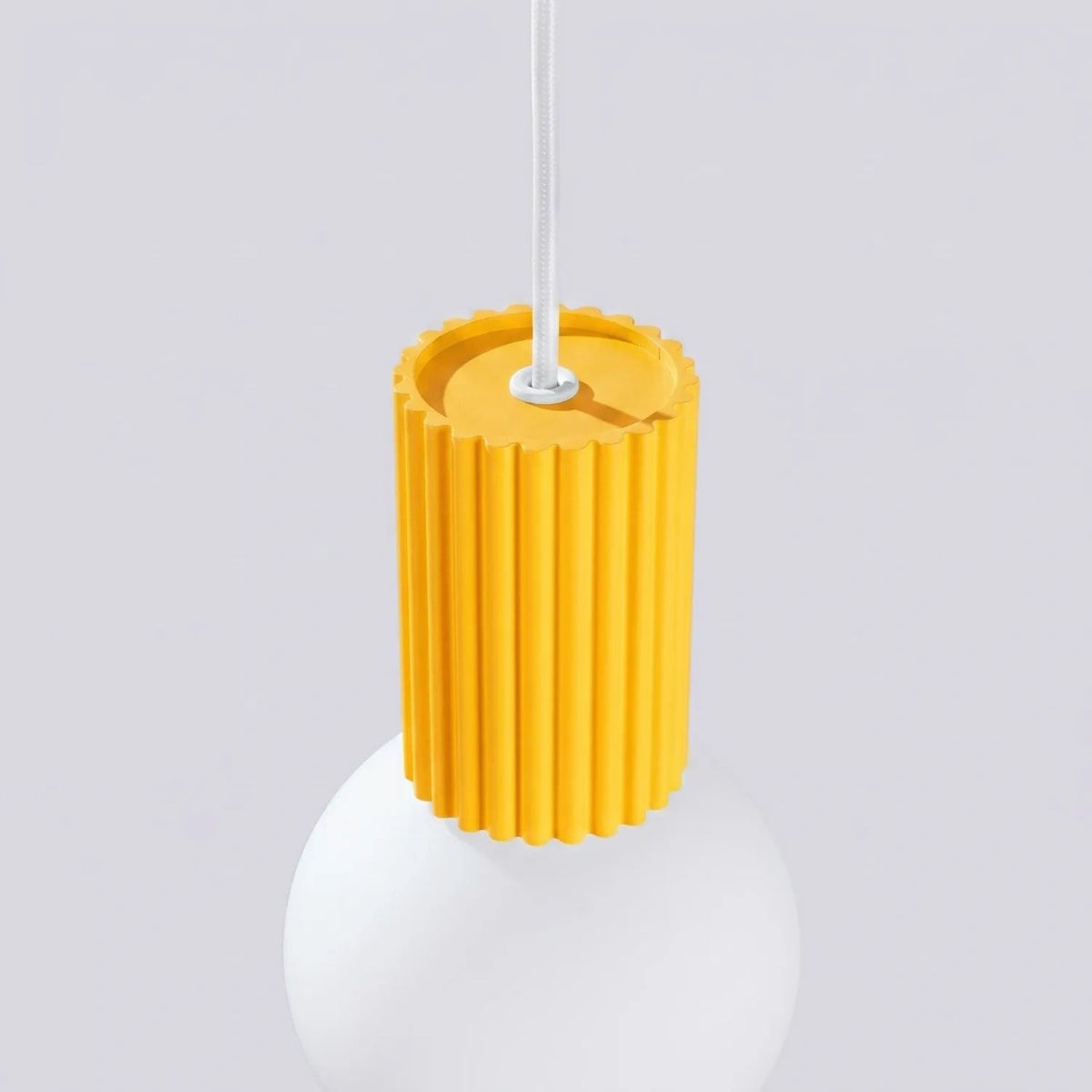 
Design Pendellampe „Halo“, 1-flammig - Gelb