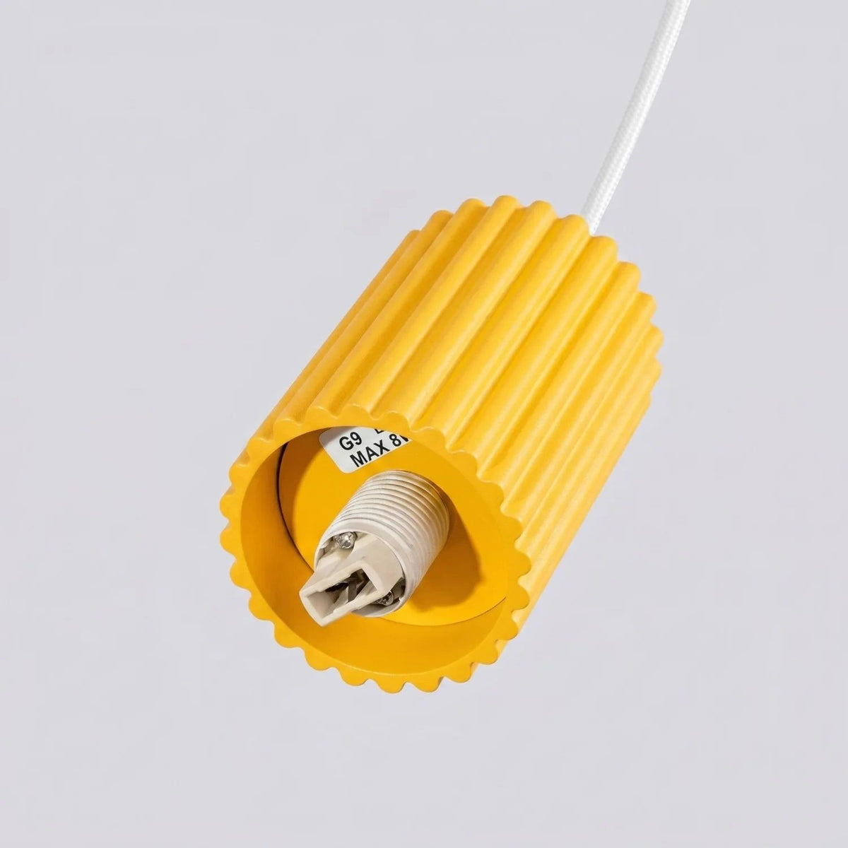 
Design Pendellampe „Halo“, 1-flammig - Gelb