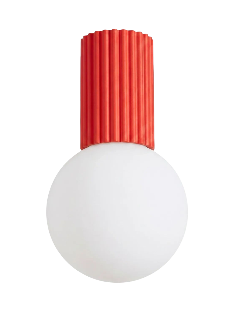 
Design Deckenlampe „Halo“ - Rot