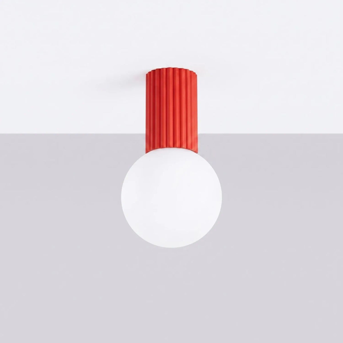 
Design Deckenlampe „Halo“ - Rot