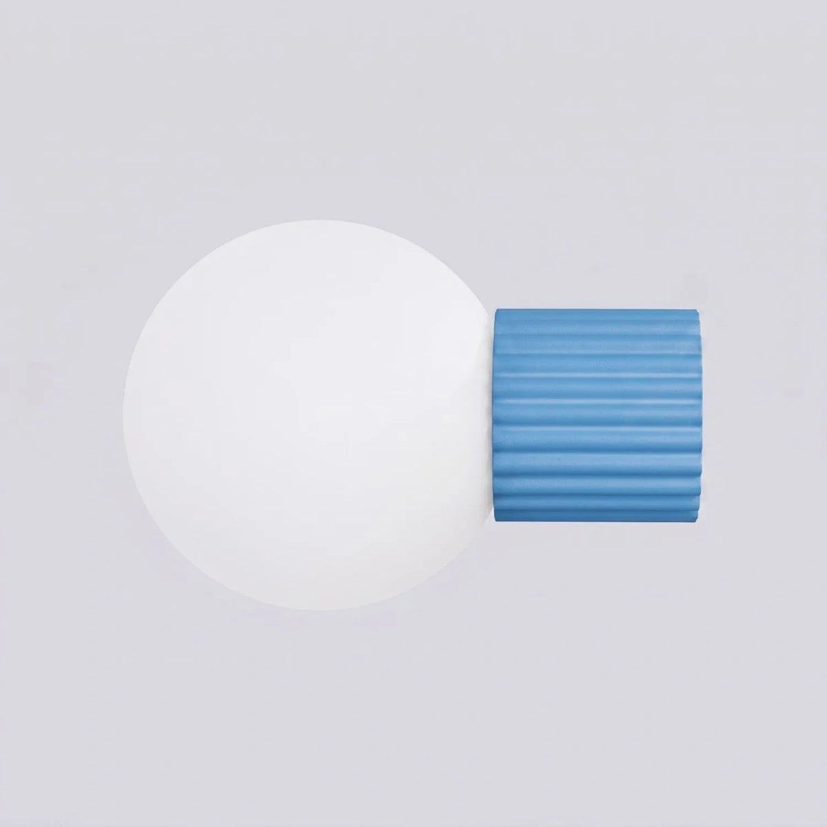 
Lampada da parete e da bagno di design «Halo» - Azzurro chiaro