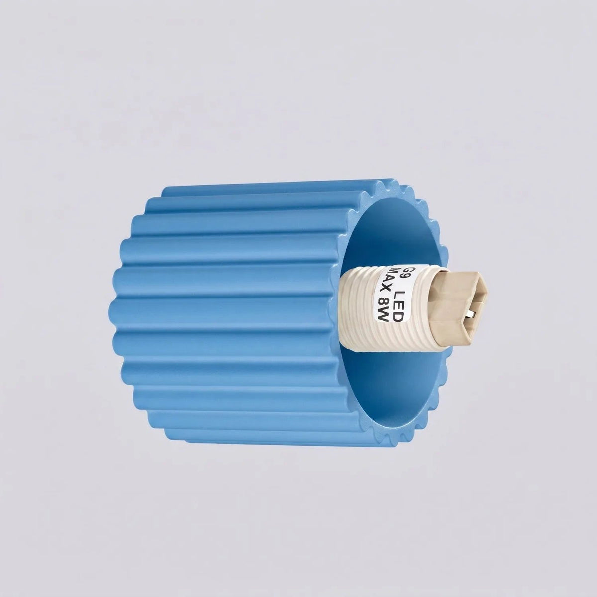 
Lampada da parete e da bagno di design «Halo» - Azzurro chiaro