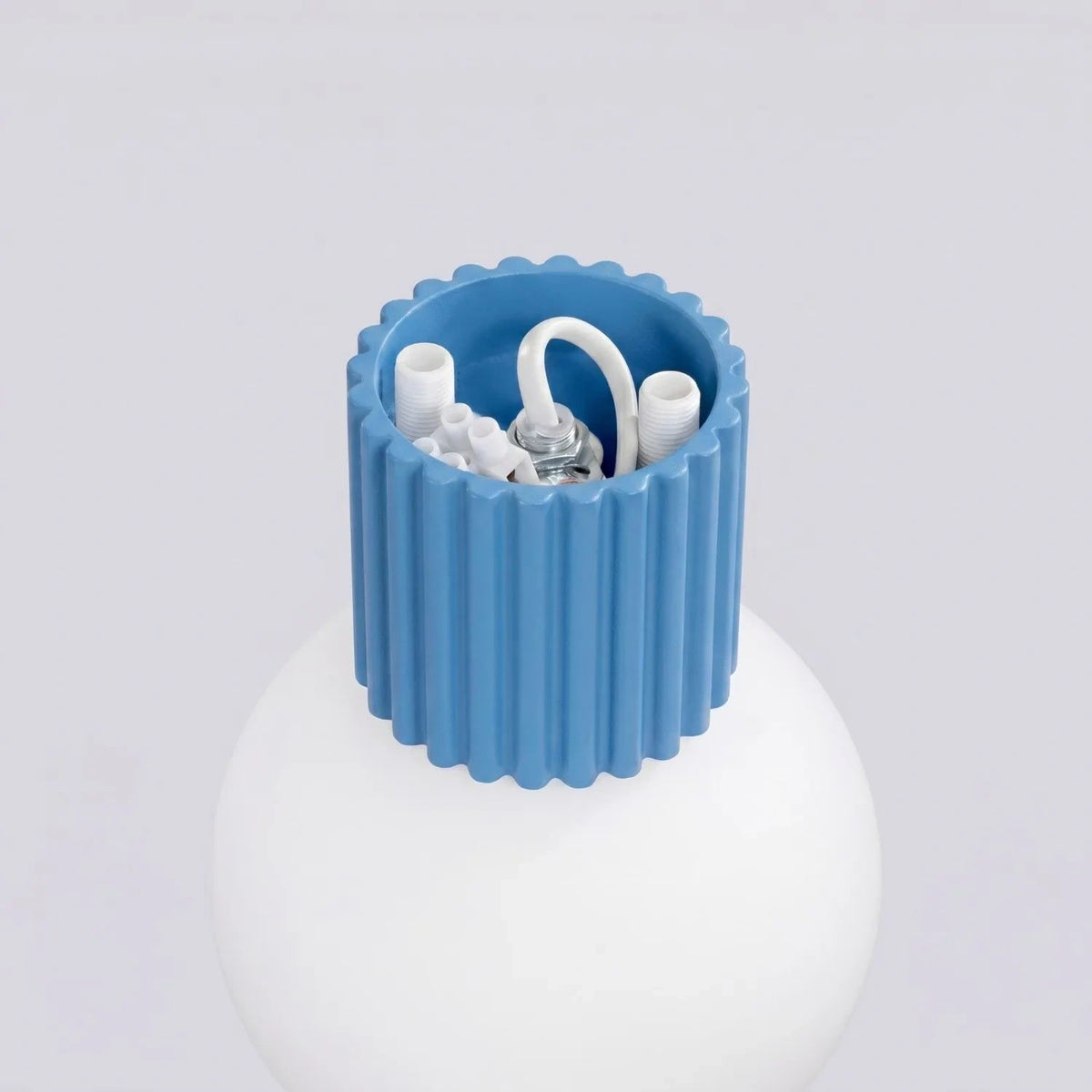 
Lampada da parete e da bagno di design «Halo» - Azzurro chiaro