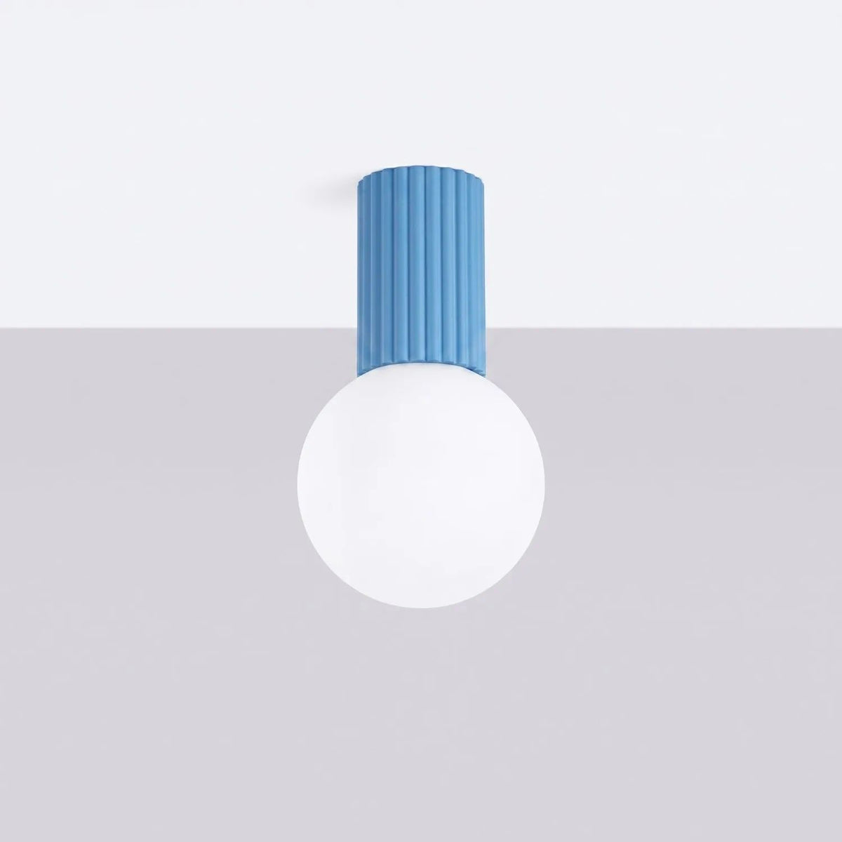 
Plafoniera di design «Halo» - Azzurro chiaro