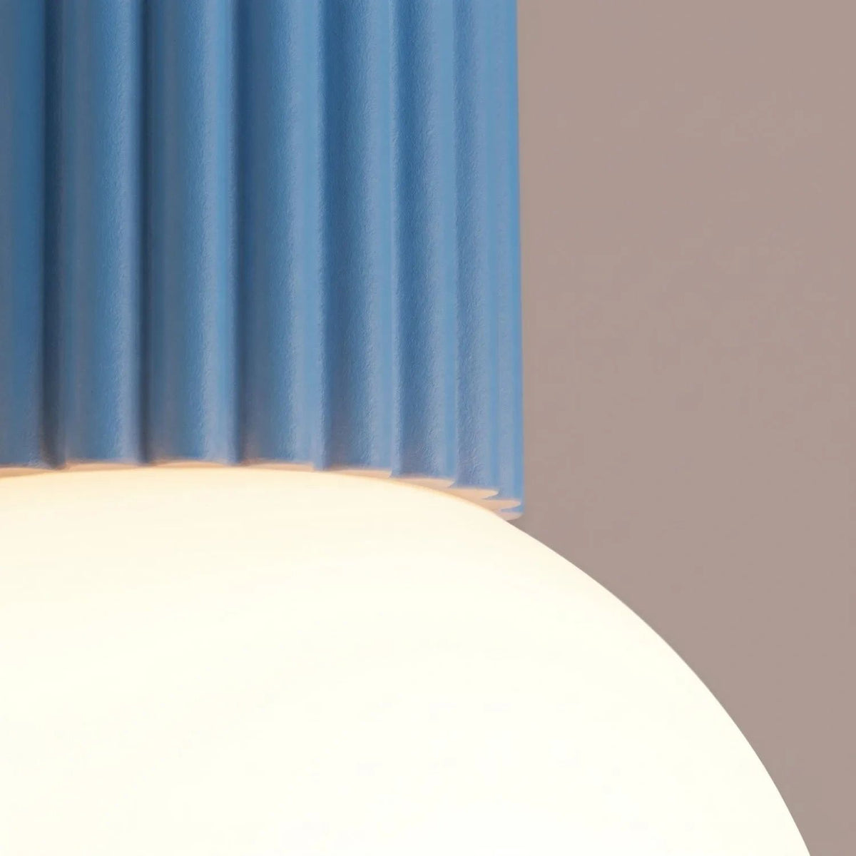 
Plafoniera di design «Halo» - Azzurro chiaro