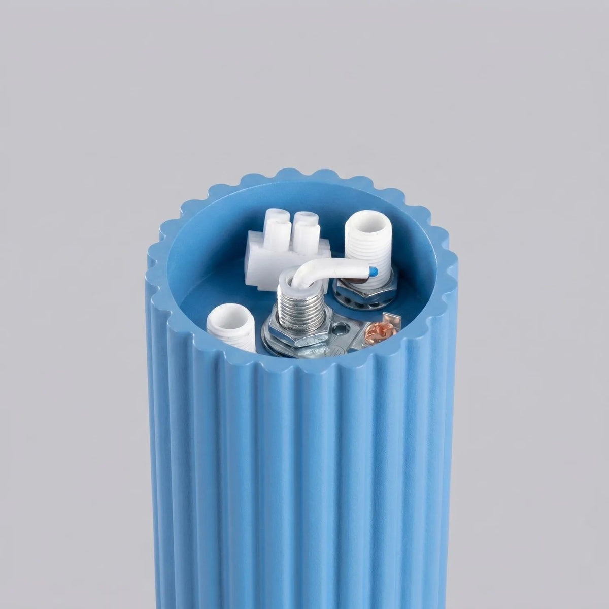 
Plafoniera di design «Halo» - Azzurro chiaro