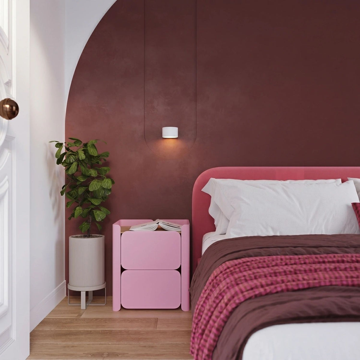 
Design Wandlampe „Modo“ 1-flammig - Weiss