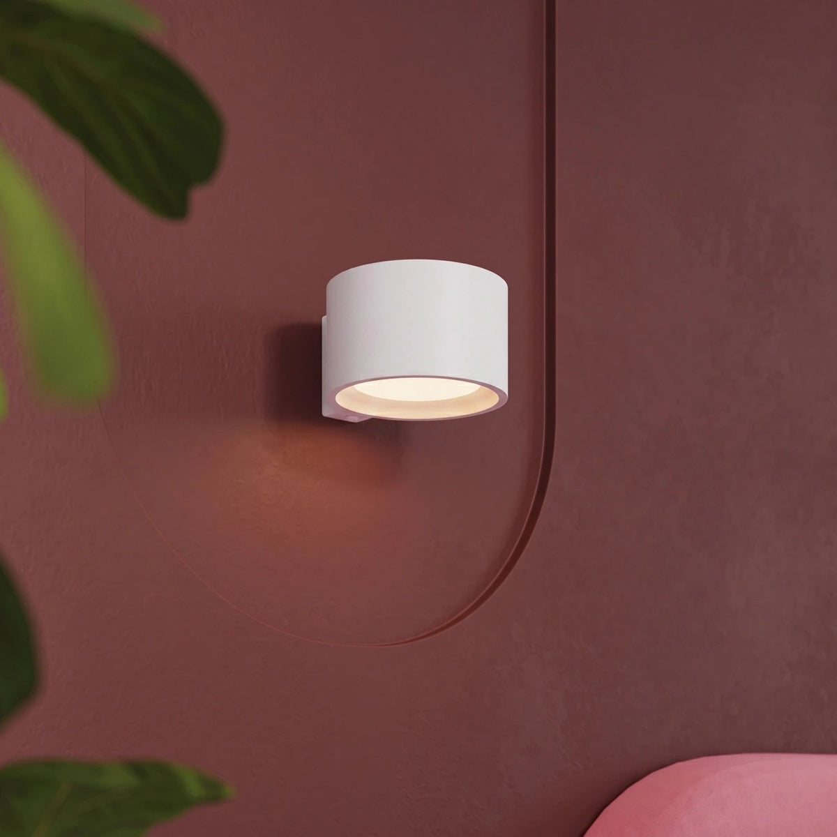 
Design Wandlampe „Modo“ 1-flammig - Weiss