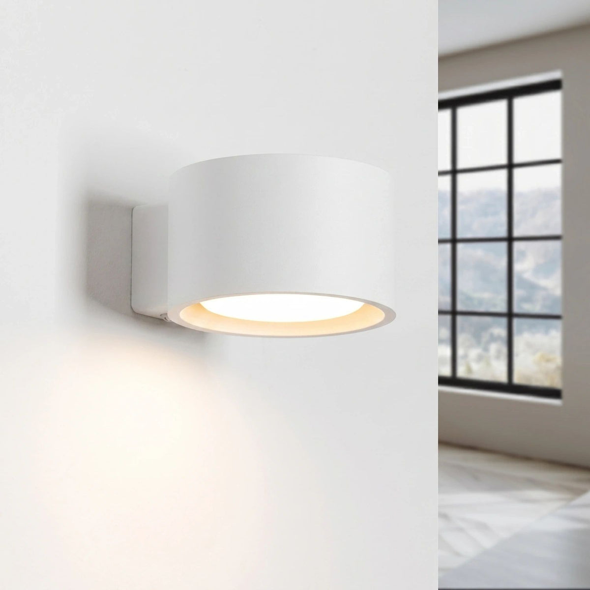 
Design Wandlampe „Modo“ 1-flammig - Weiss