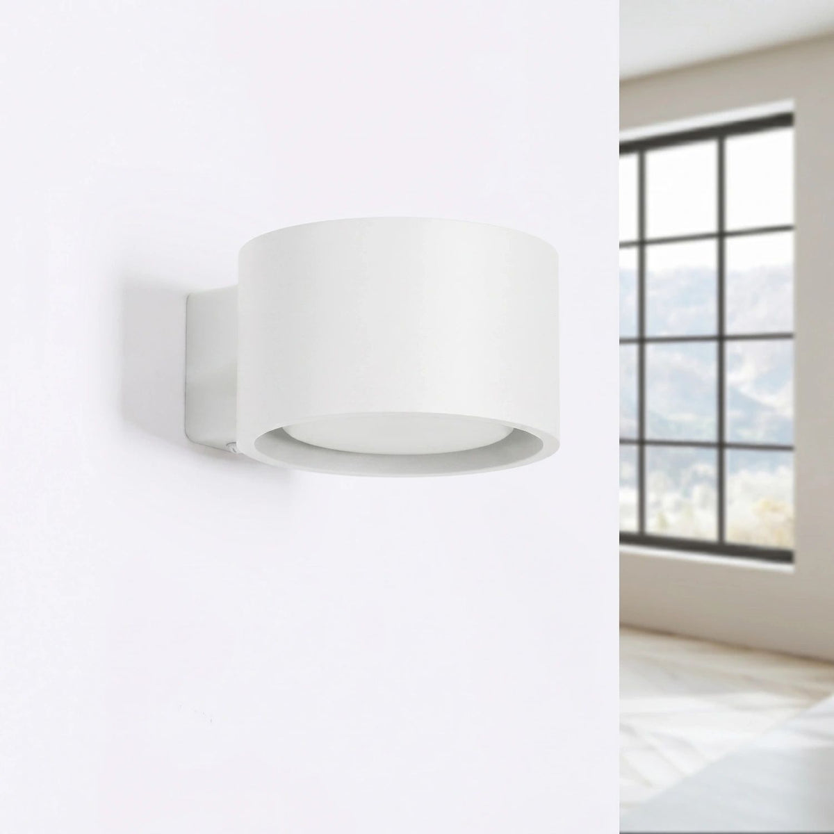 
Design Wandlampe „Modo“ 1-flammig - Weiss