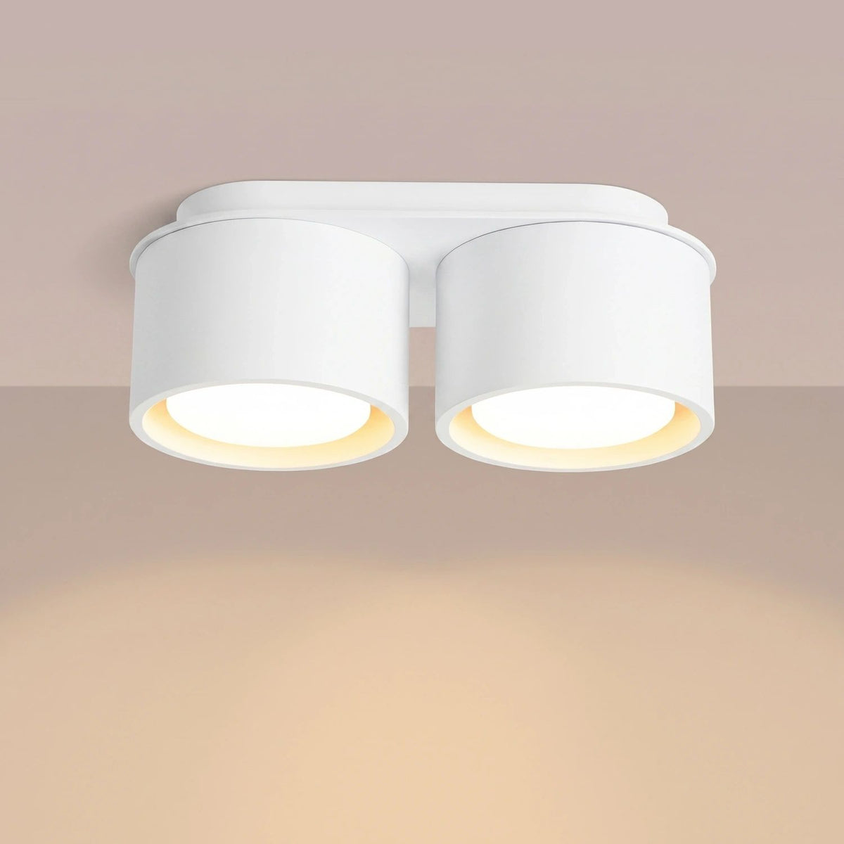 
Design Deckenlampe „Modo“ 2-flammig - Weiss