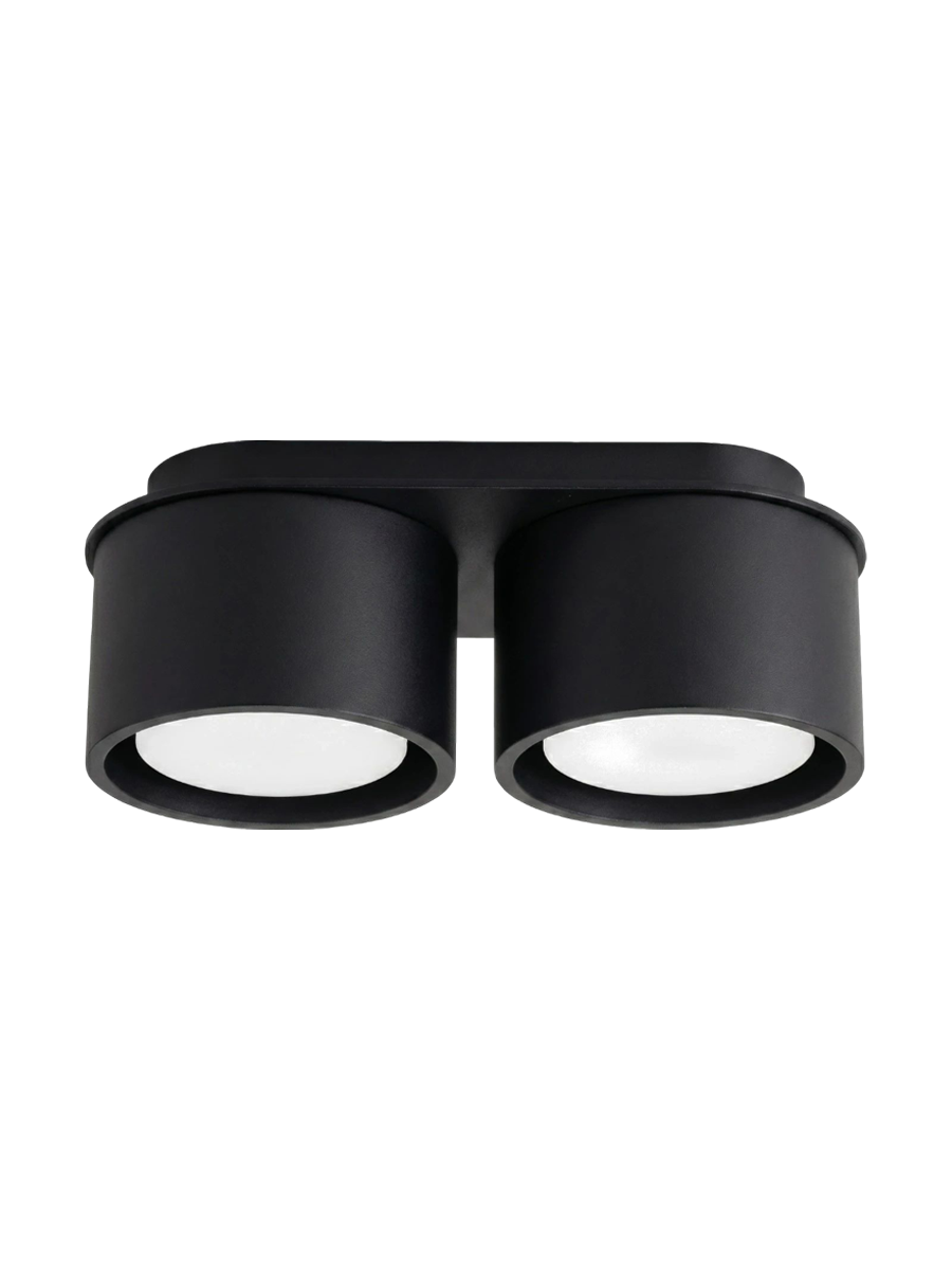
Design Deckenlampe „Modo“ 2-flammig - Schwarz