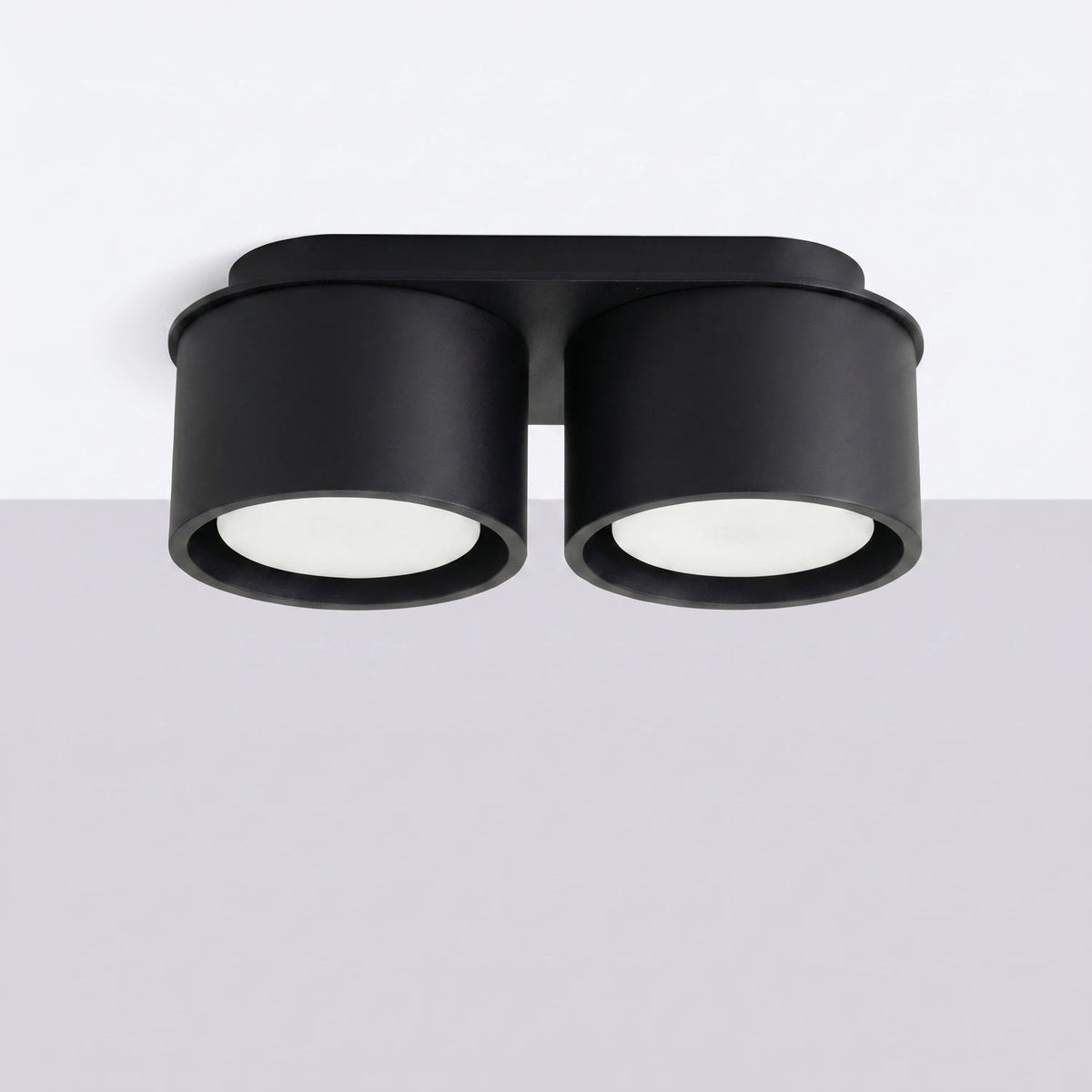 
Design Deckenlampe „Modo“ 2-flammig - Schwarz