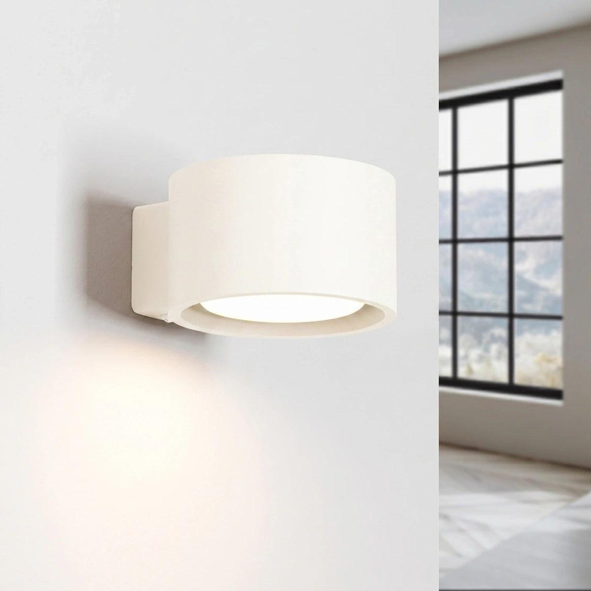 
Design Wandlampe „Modo“ 1-flammig - Beige