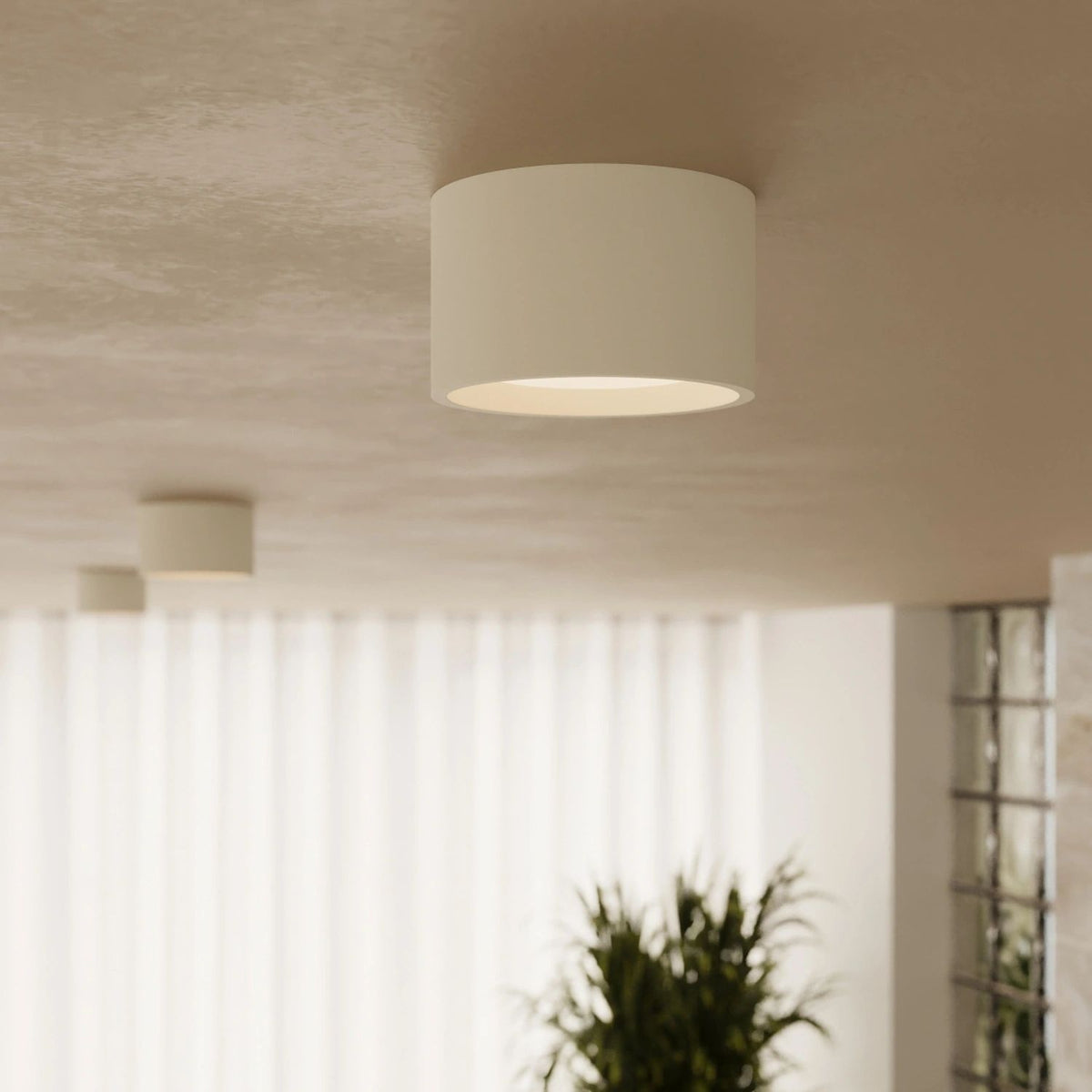
Design Deckenlampe „Modo“ 2-flammig - Beige