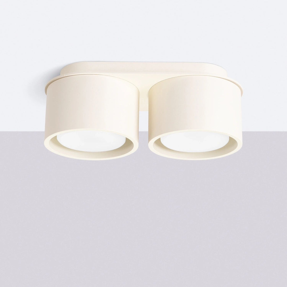 
Design Deckenlampe „Modo“ 2-flammig - Beige
