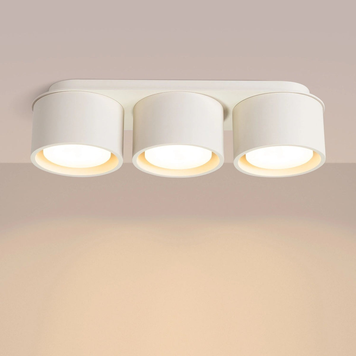 
Design Deckenlampe „Modo“ 3-flammig - Beige