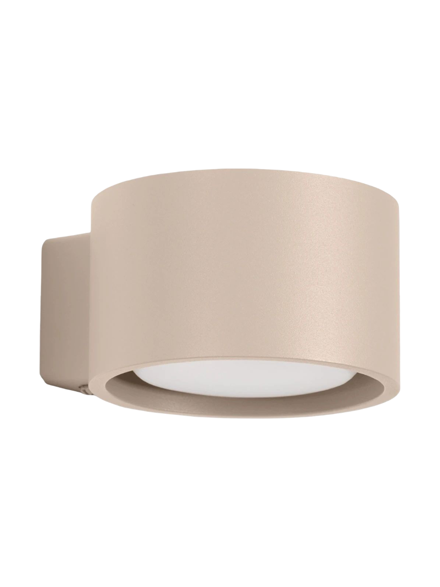 
Design Wandlampe „Modo“ 1-flammig - Taupe