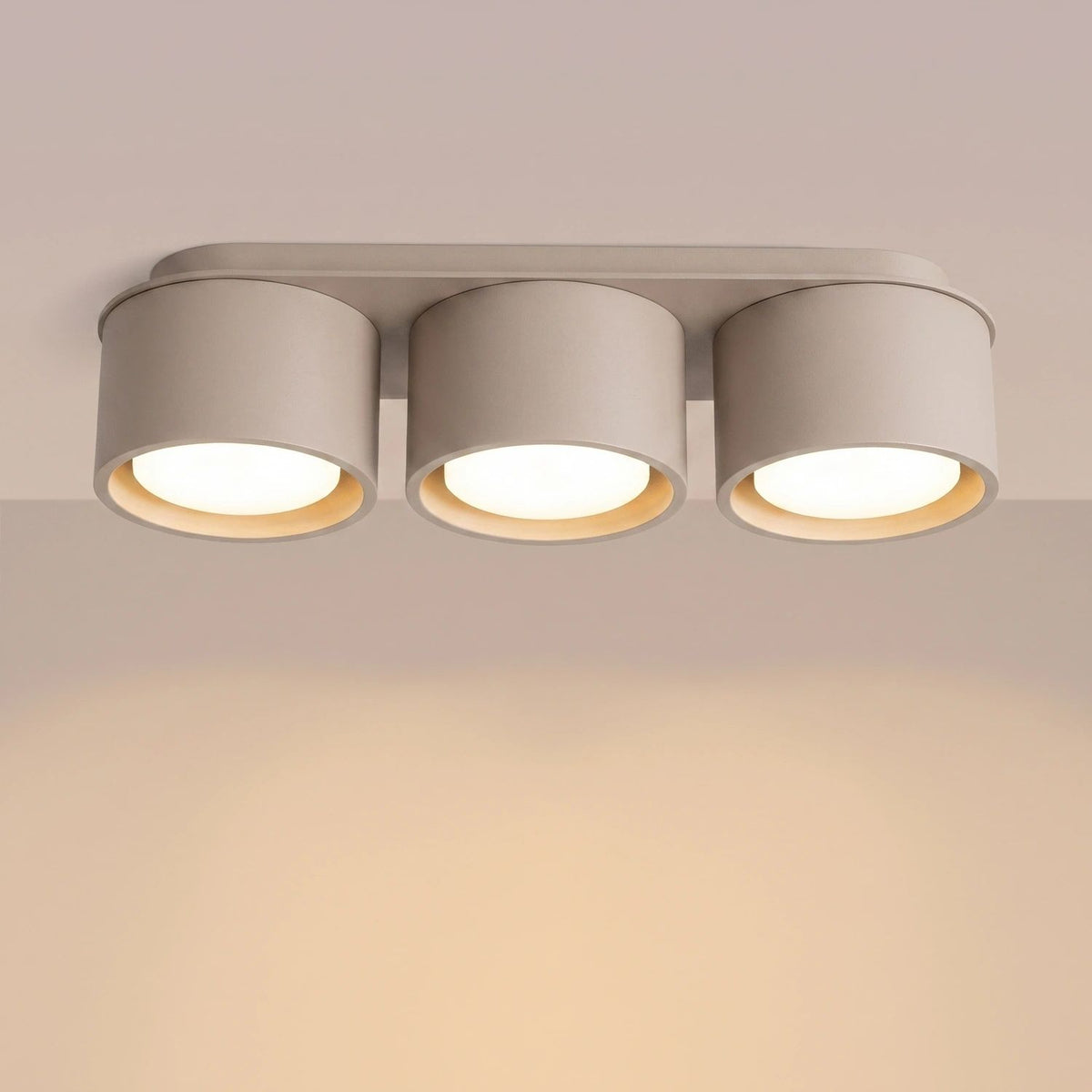 
Design Deckenlampe „Modo“ 3-flammig - Taupe