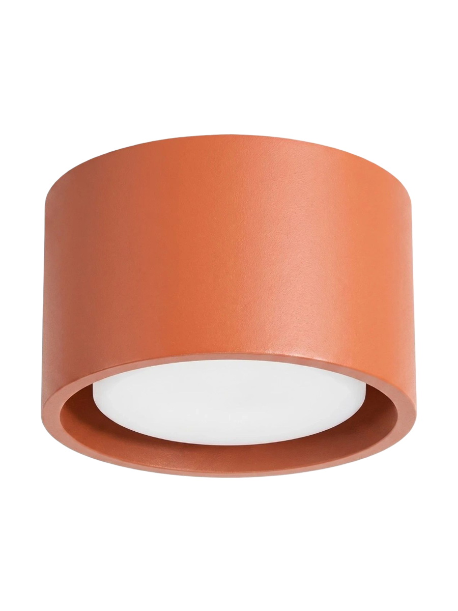 
Design Deckenlampe „Modo“ 1-flammig - Ockerrot