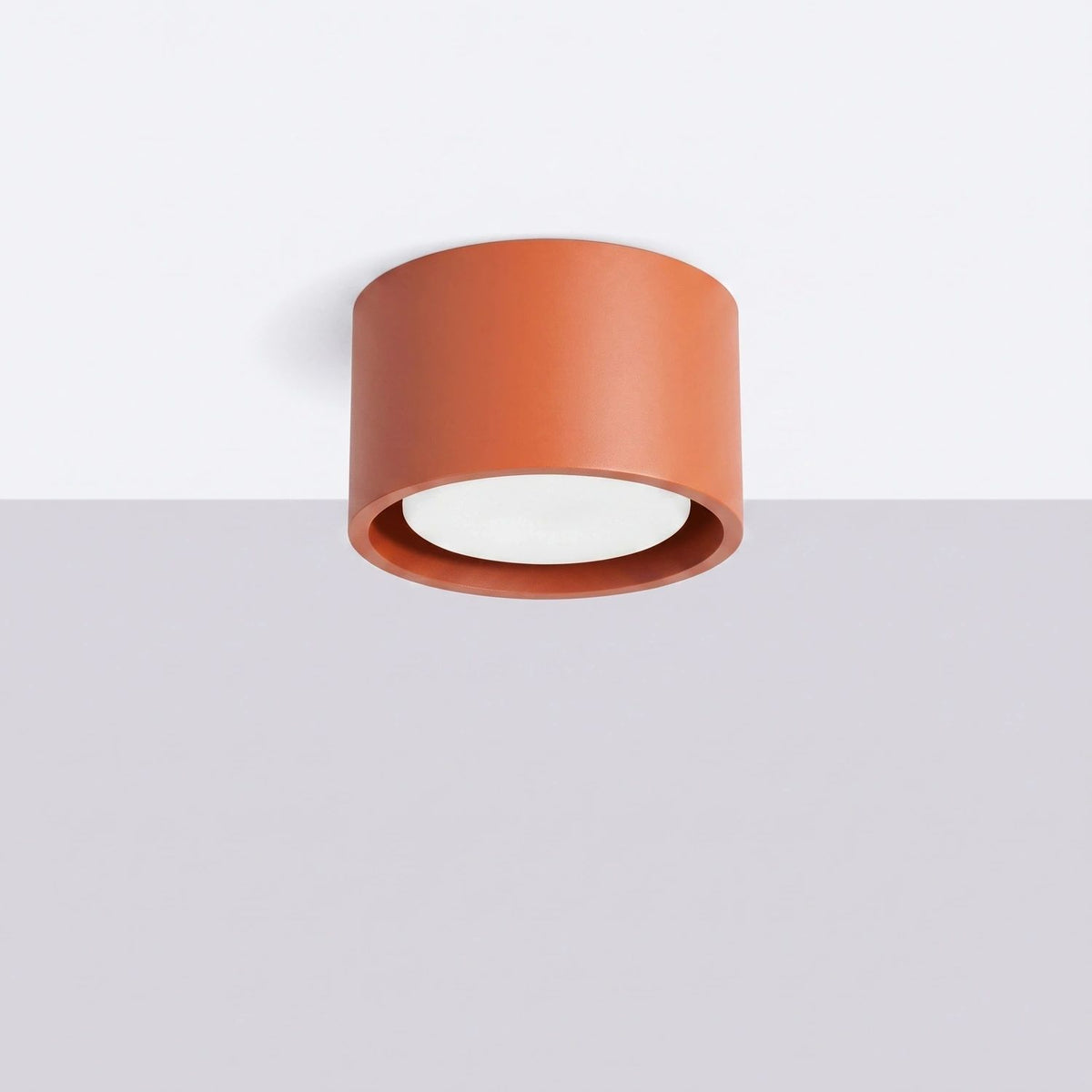 
Design Deckenlampe „Modo“ 1-flammig - Ockerrot