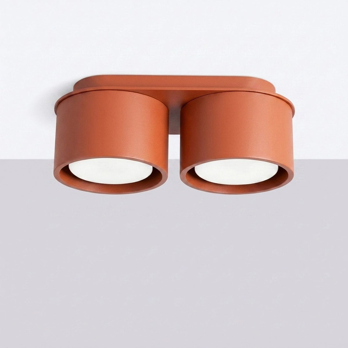 
Design Deckenlampe „Modo“ 2-flammig - Ockerrot