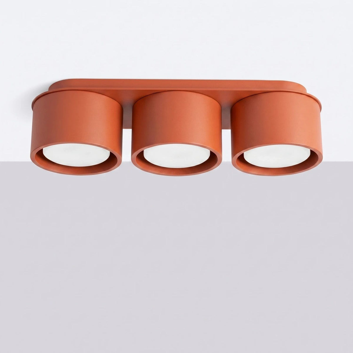 
Design Deckenlampe „Modo“ 3-flammig - Ockerrot