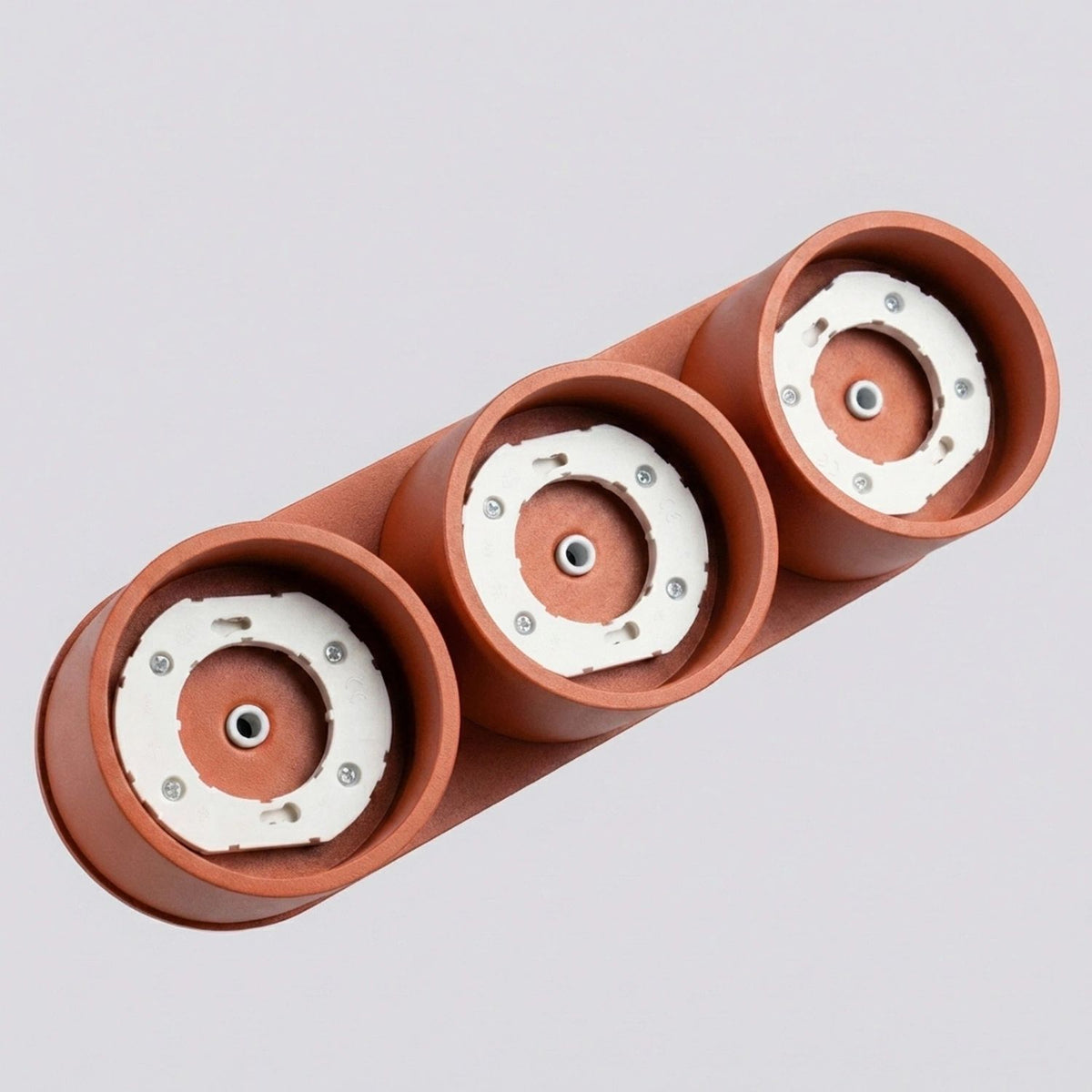 
Design Deckenlampe „Modo“ 3-flammig - Ockerrot