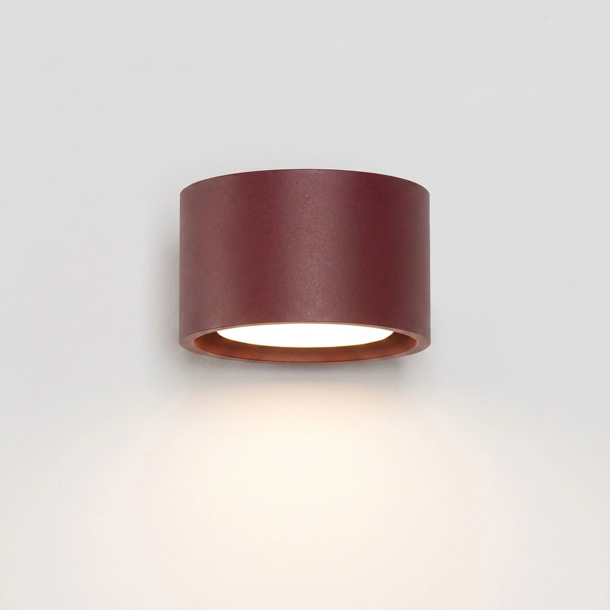
Design Wandlampe „Modo“ 1-flammig - Burgundrot