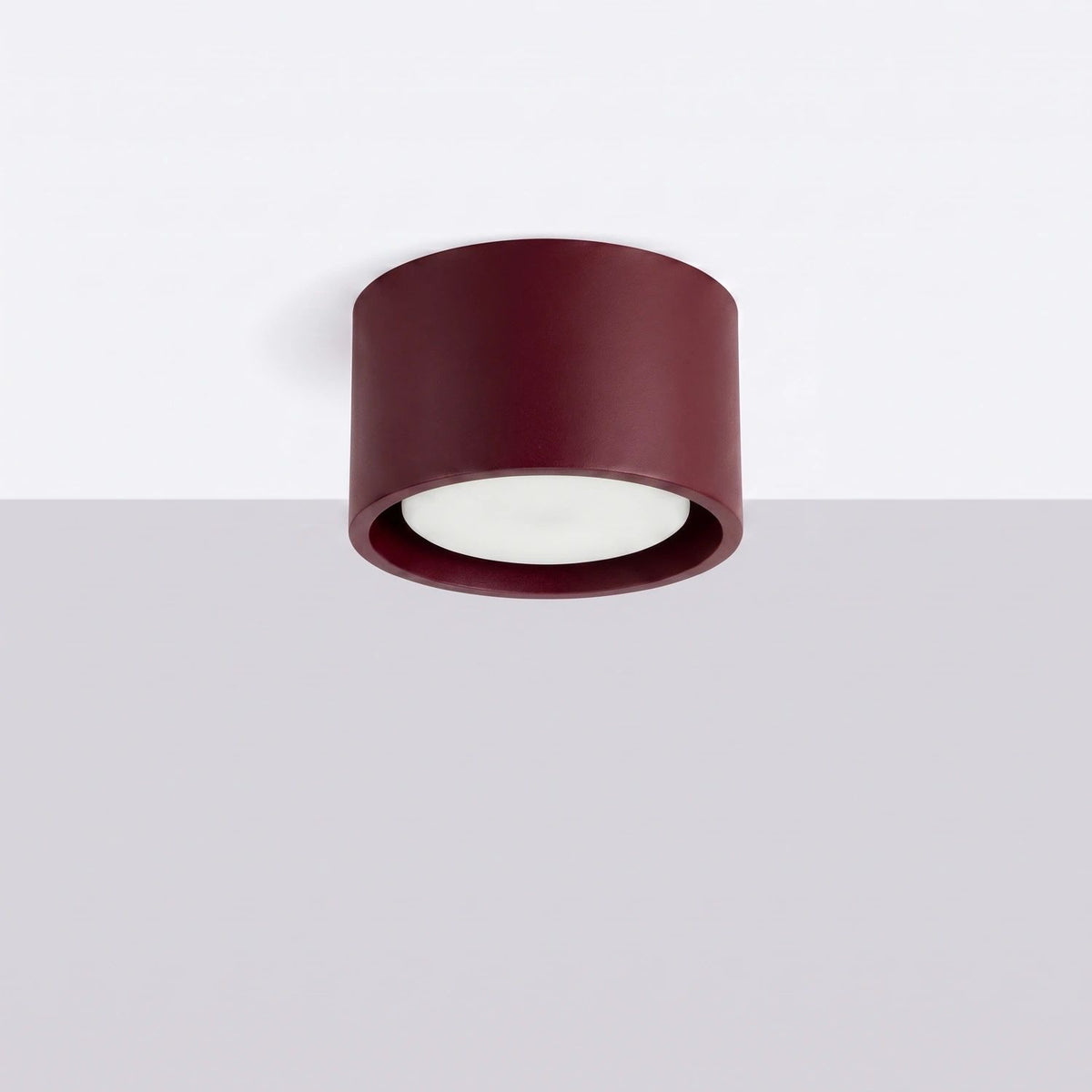 
Design Deckenlampe „Modo“ 1-flammig - Burgundrot