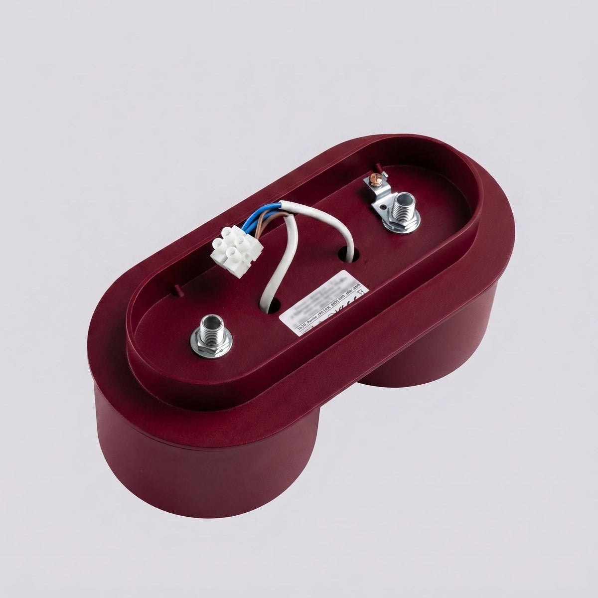 
Design Deckenlampe „Modo“ 2-flammig - Burgundrot