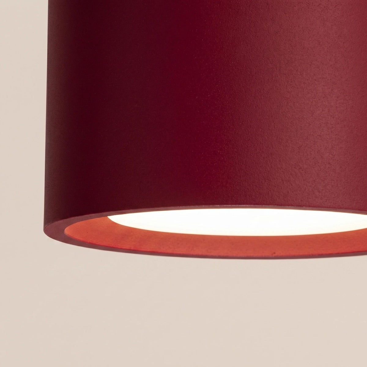 
Design Deckenlampe „Modo“ 2-flammig - Burgundrot