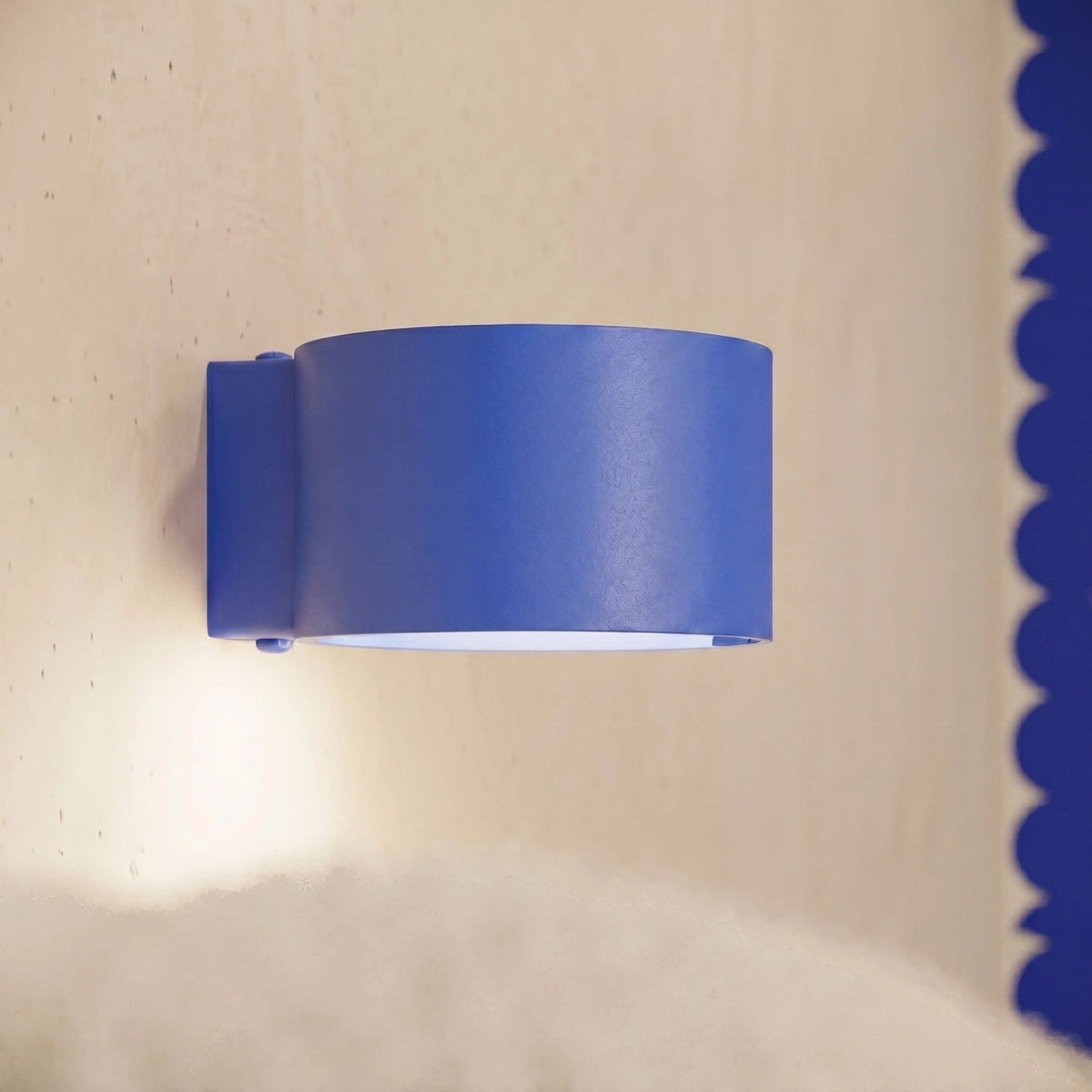 
Design Wandlampe „Modo“ 1-flammig - Ultramarin